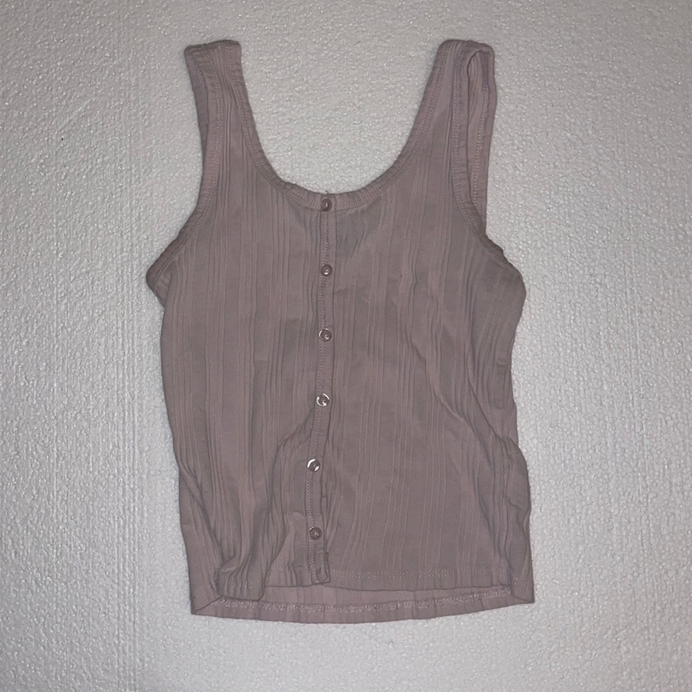 Art class pink tank top